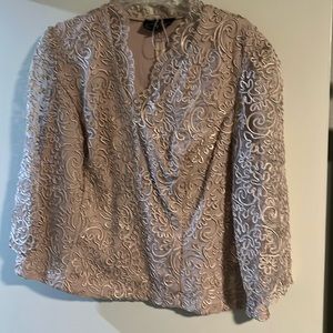 Brocade evening jacket size 1x